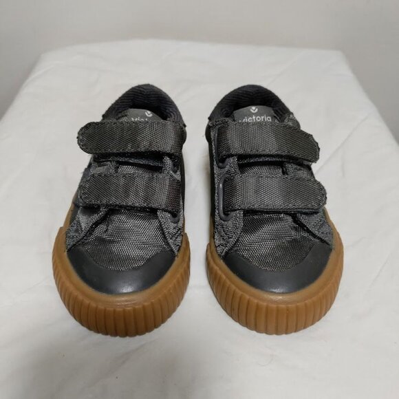 Victoria Nylon Deportivo Low Top Round Toe Trainers Shoes Khaki Kids Size 23 - Picture 8 of 9